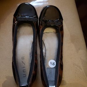 Flat Shoe (Animal Print Patent Leather)